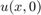 $u(x,0)$